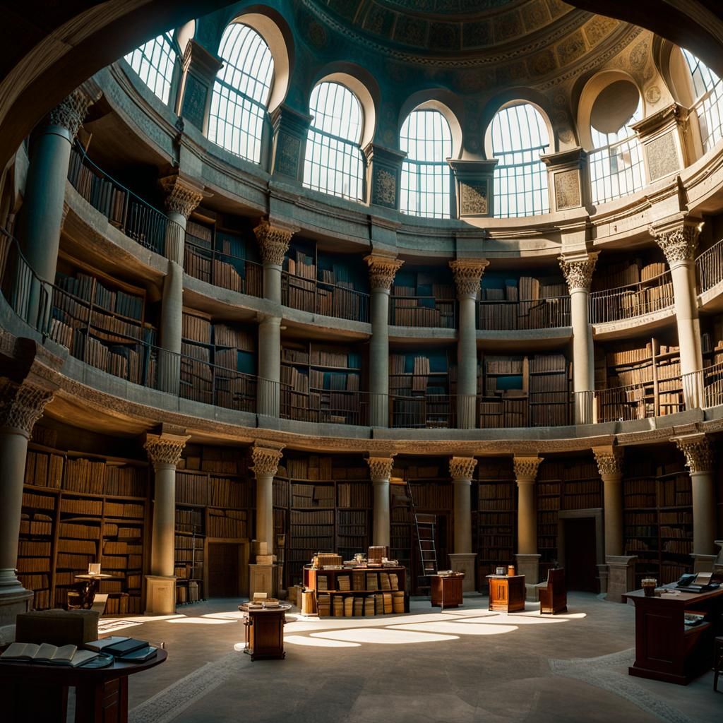 The Enchanting World of Ancient Knowledge: A Visual Exploration of Baghdad's Historic Library Treasures