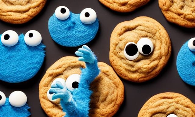 Cookie Monster AI Rendition