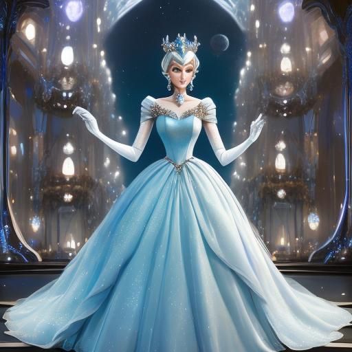 Sci-Fi Cinderella Gown Fitting for the Ball