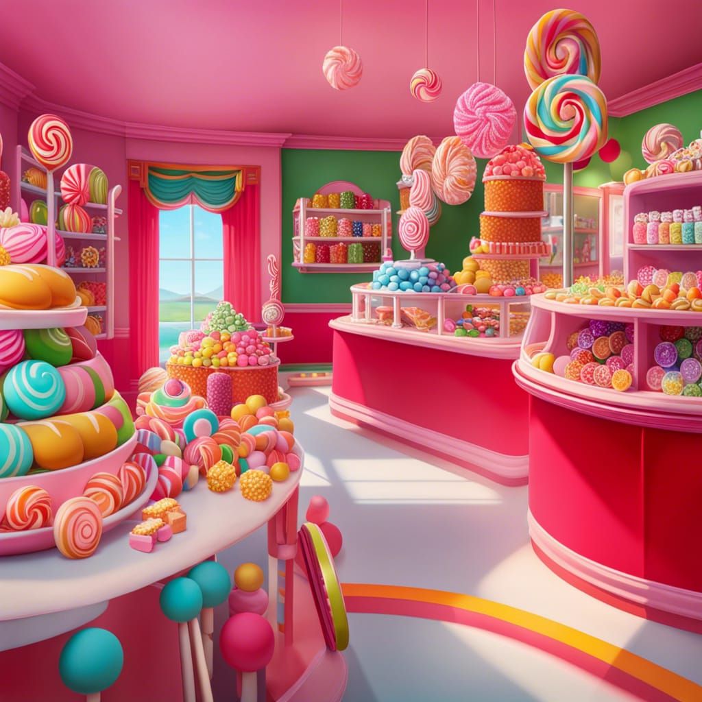 A magical candy shop by Per.