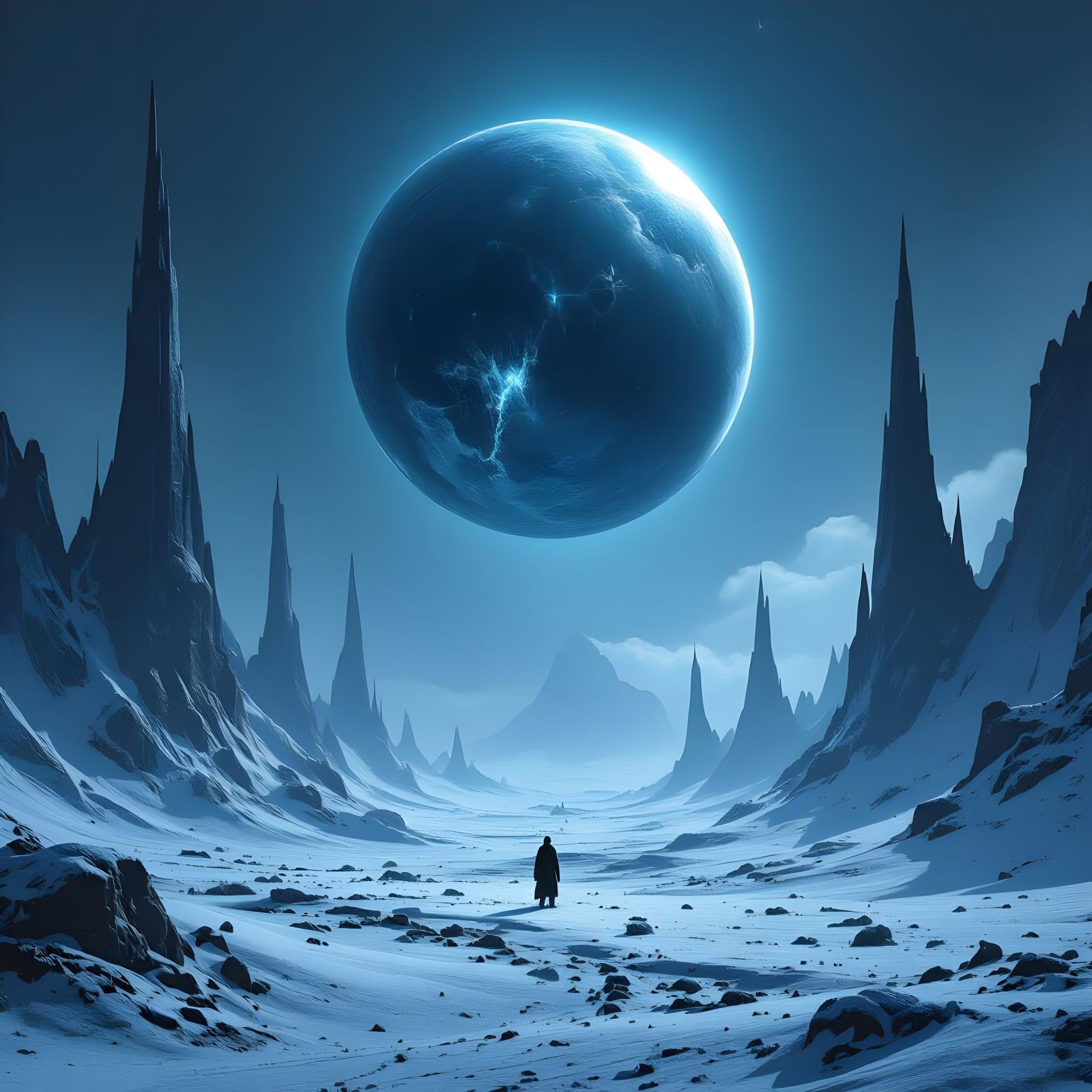 Ancient Orb on Alien World Concept Art