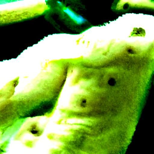 AI Generated Image of Shirtless Man