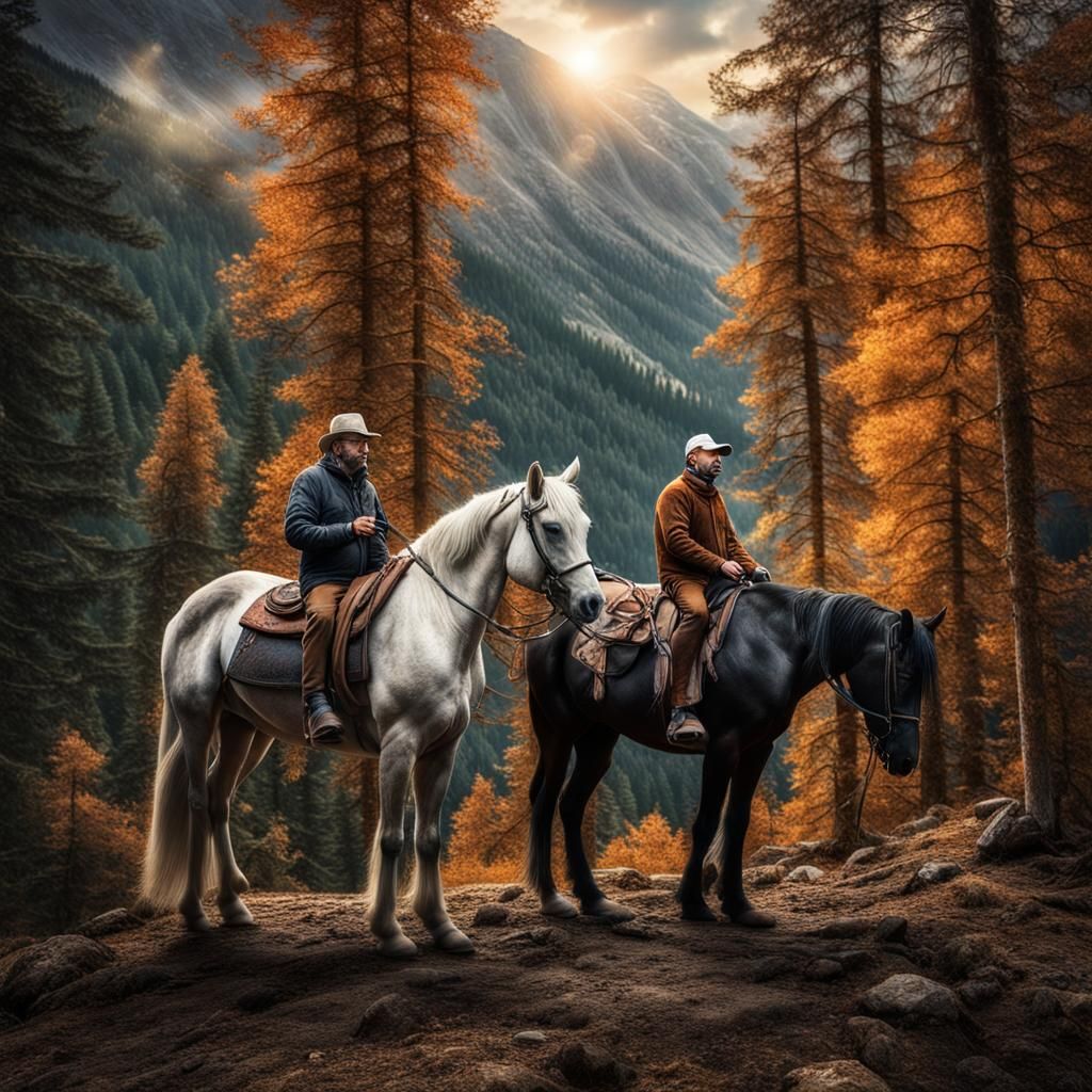 Horses, Forest, and a Vision of God