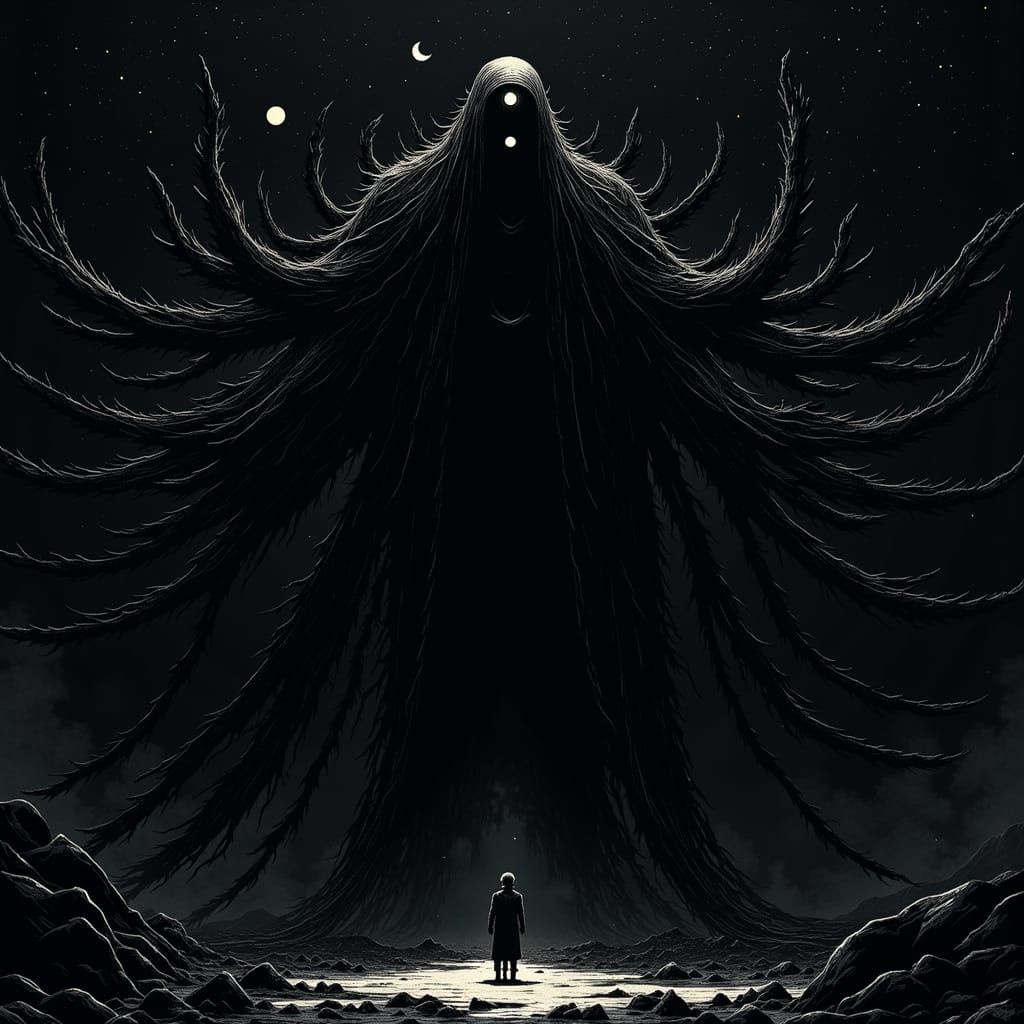 Dark Entity Unfurling Among the Stars