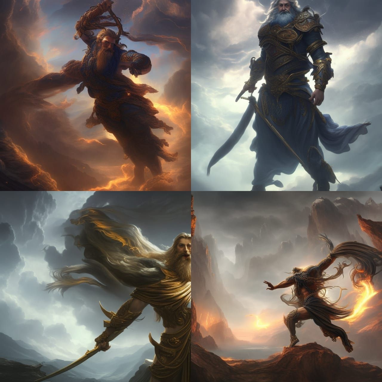 Zeus God of Sky and Thunder: Studio Photography