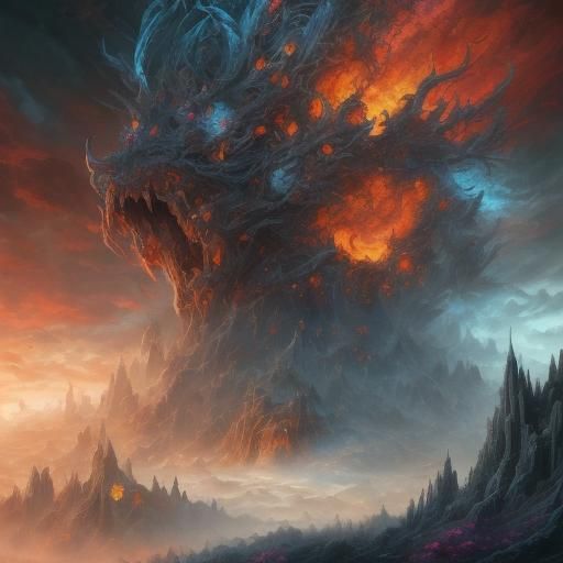 Detailed Anime Matte Painting in Unreal Engine 5