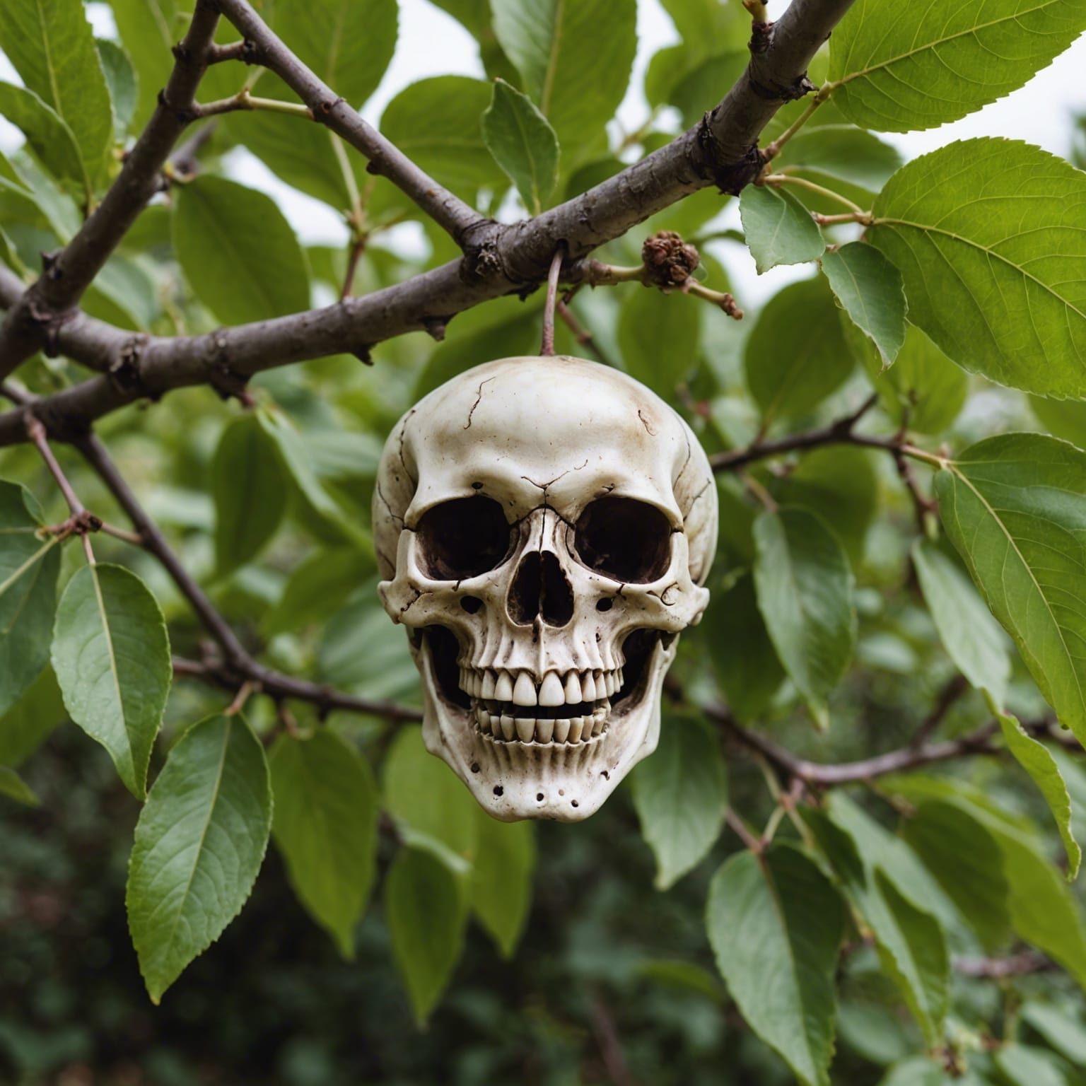 Plum Skull: A Fruitful Resemblance