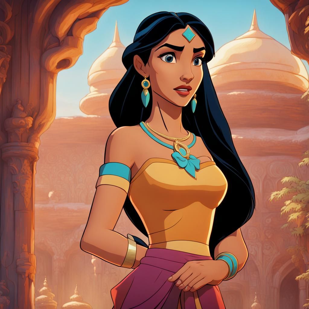 Pocahontas's Disapproval: A Disney-esque Comic Animation