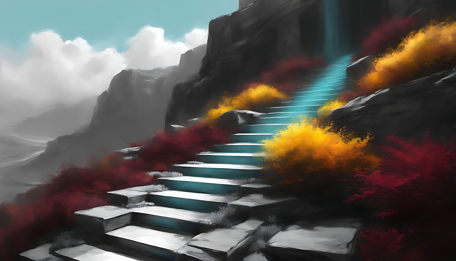 'Ephemeral staircase to the second heaven'.