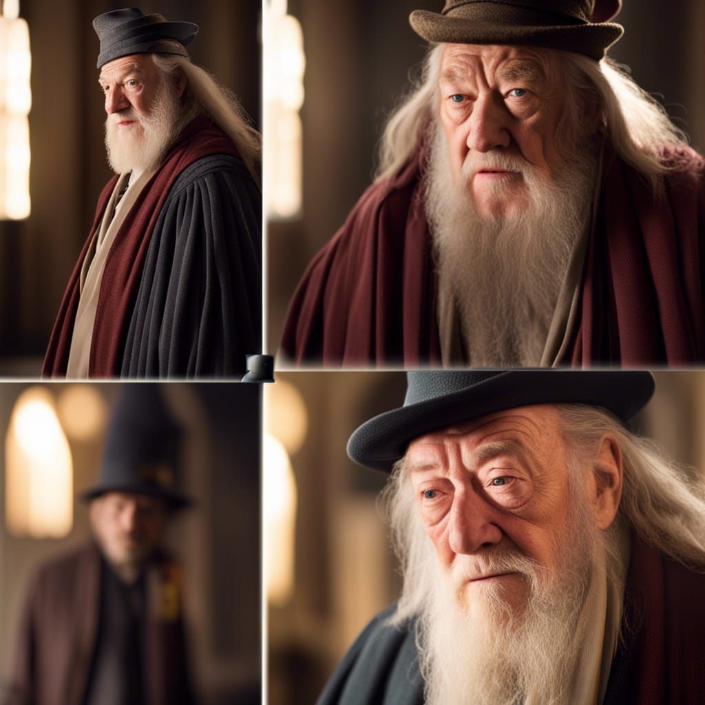 Michael Gambon as Dumbledore: Natural Lighting Portrait
