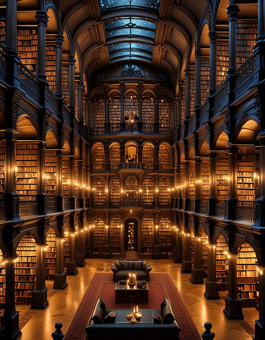 Victorian Librarians & Quantum Servers in Gothic Library