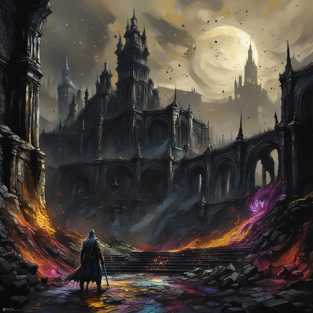 Ringed City Dark Souls 3 Graffiti Art