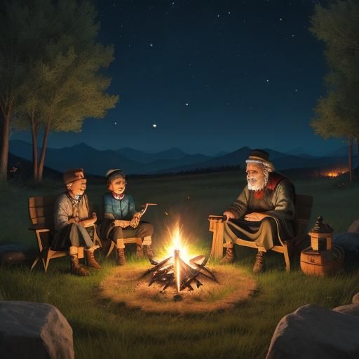 Heartwarming Shepherd Stories Around the Campfire