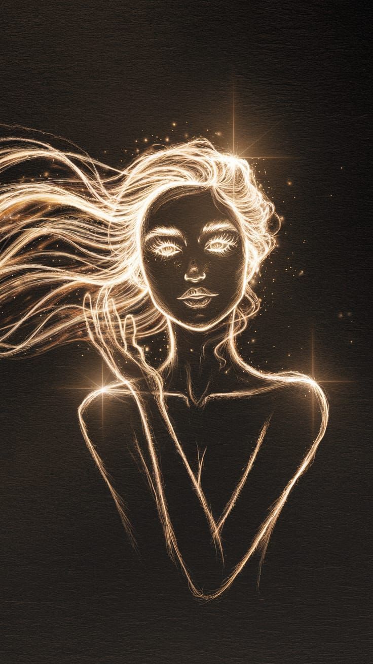 Radiant Elegance in Ethereal Light