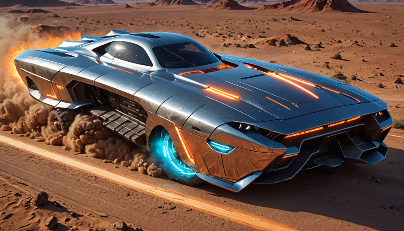 Futuristic Desert Speedster