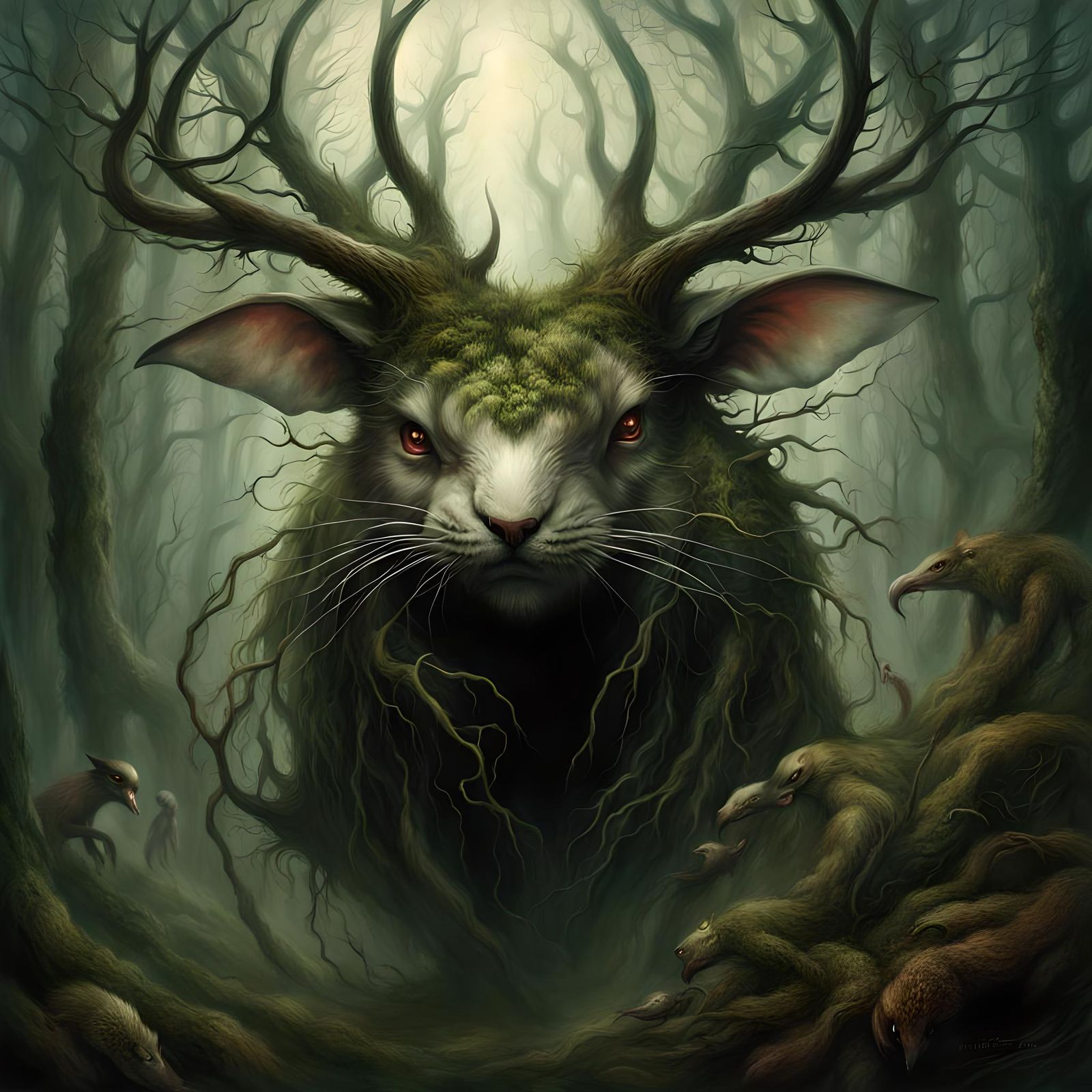 Eldritch Forest Horror Art