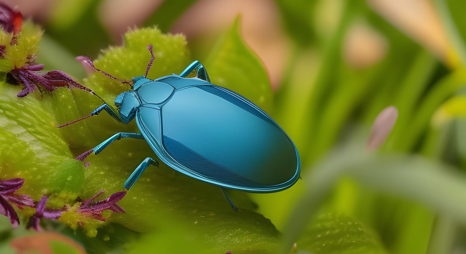 Friendly Insect in Ghibli Anime Style