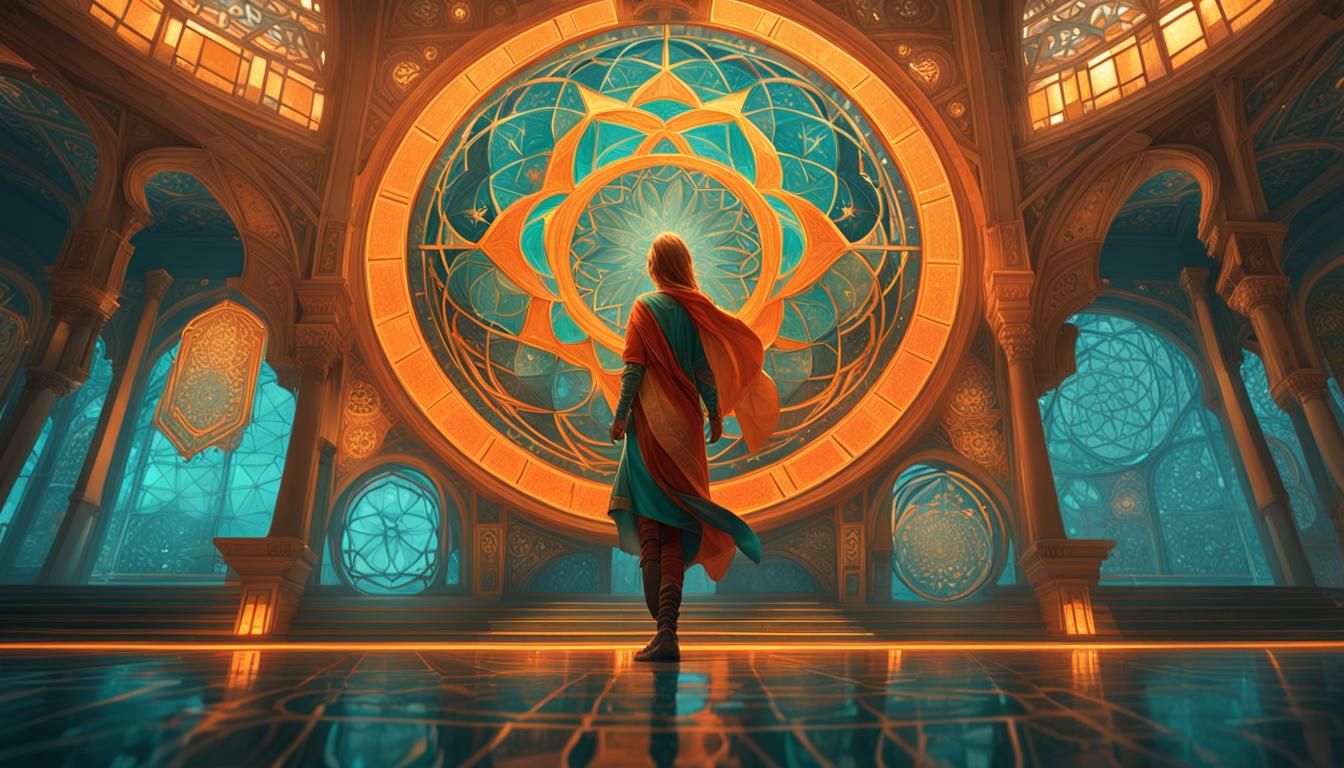 Sacred Geometry of Women: Hyperdetailed Concept Art