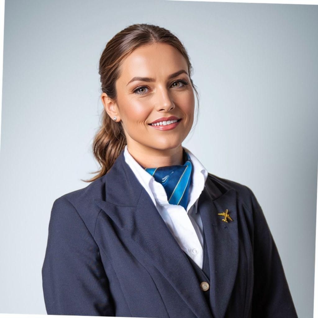 Elegant Businesswoman in Formal Office Attire