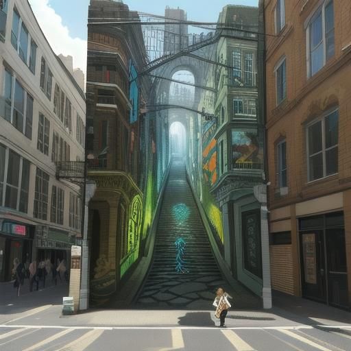 Stunning 3D Street Art Painting
