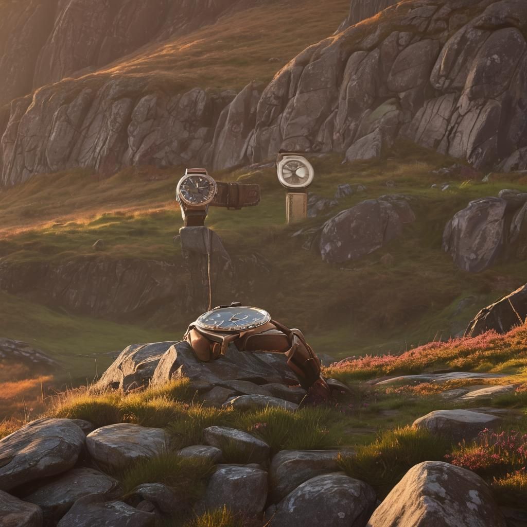 Remote Scottish Bothy at Sunset: A Cinematic Landscape