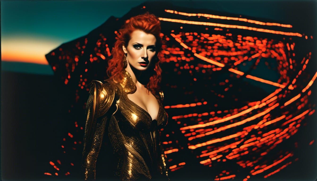 Atmospheric Gatchaman in Vintage Photography Style