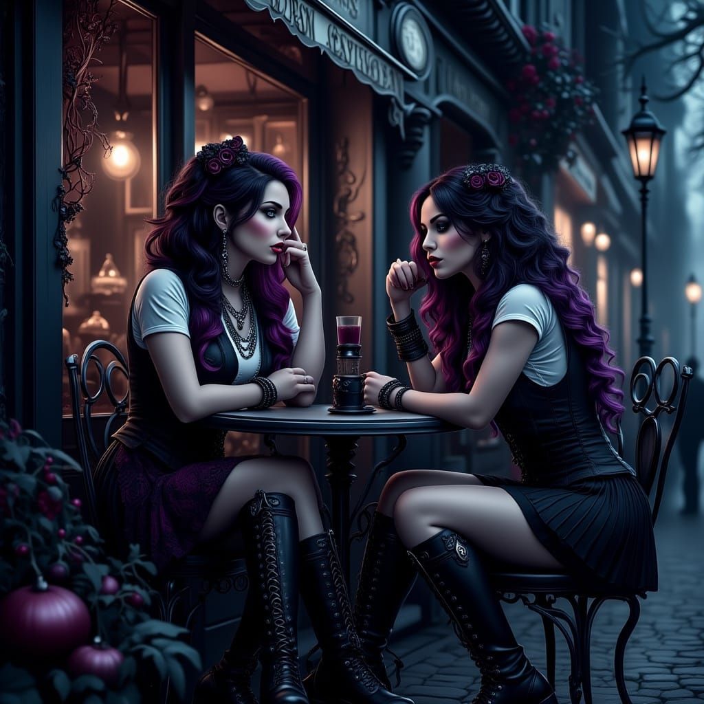 Gothic Goddesses in Midnight Hour