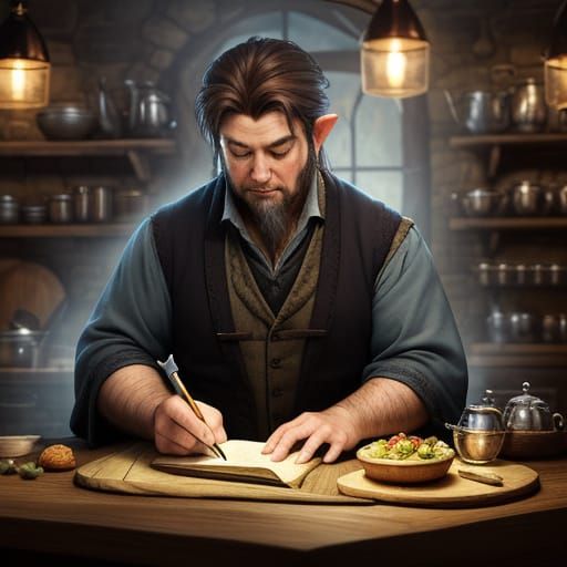 Magical Alchemist Creates Enchanting Recipe in Hobbit Kitche...