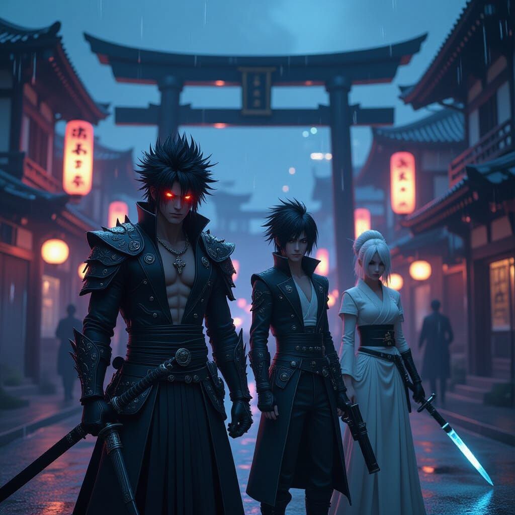 Anime Heroes' Last Stand Against Demon Horde