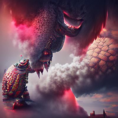 Menacing Tarasque Monster in High Definition