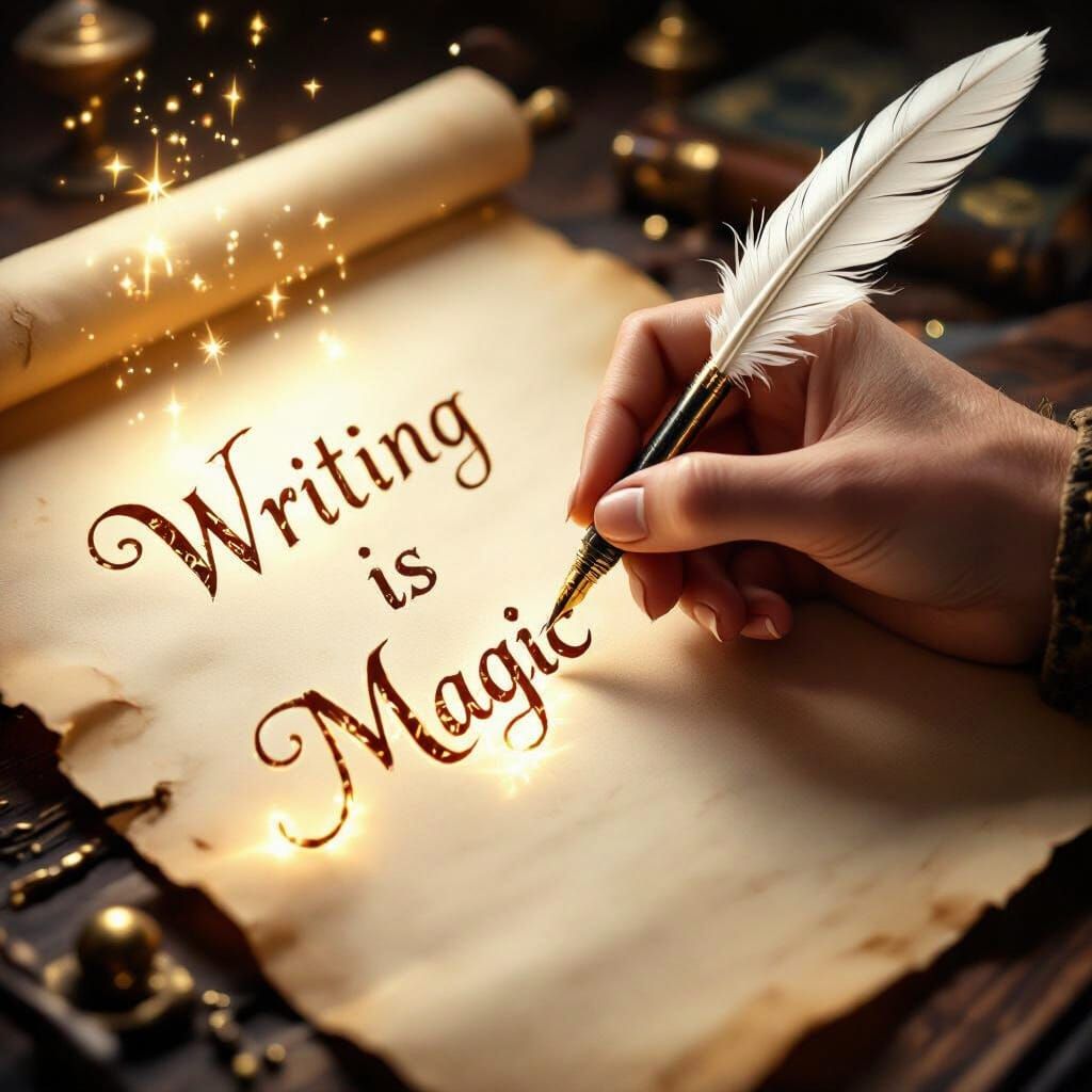 "Writing is magic"
