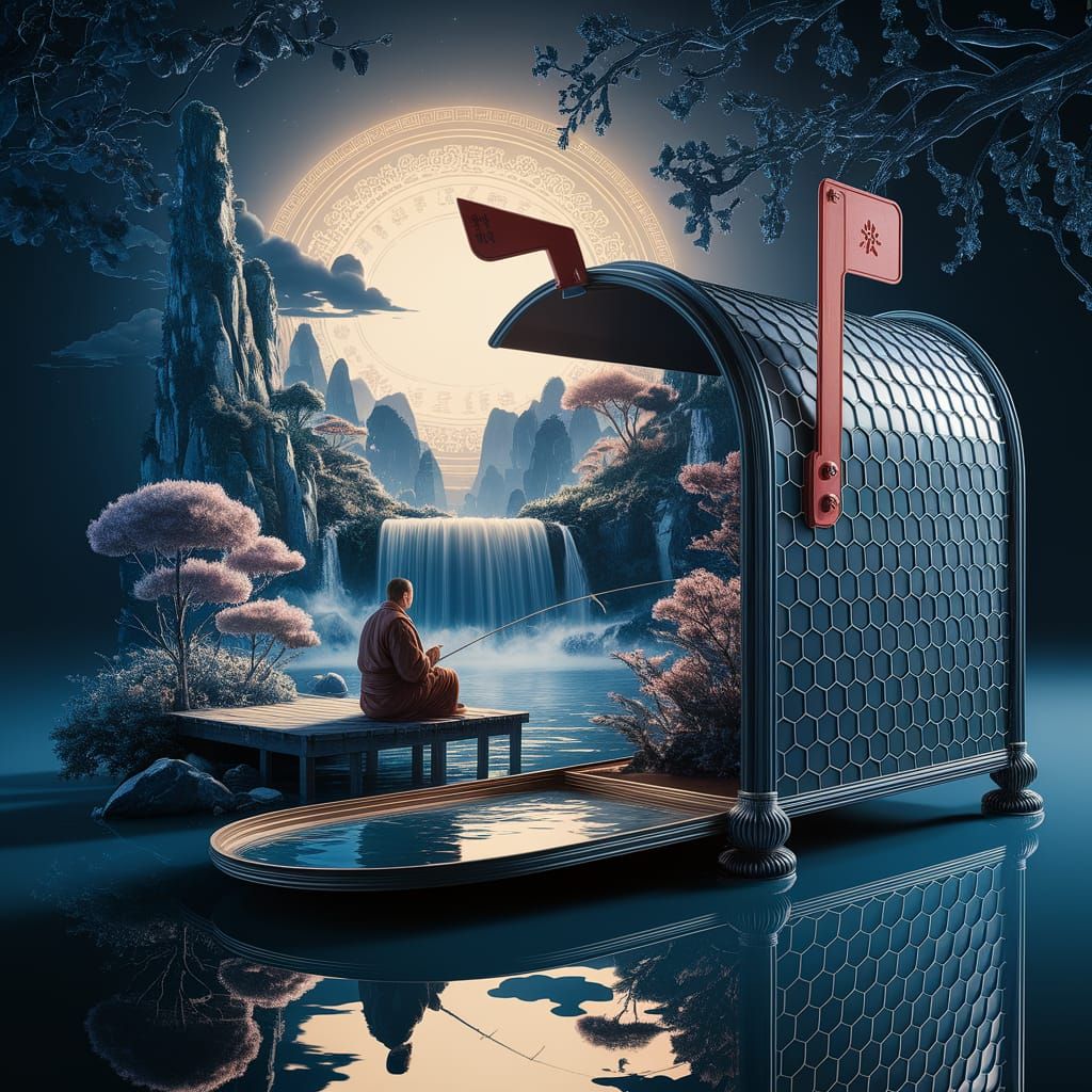 Waterfalls in Unexpected Places ( mailbox ) 2
