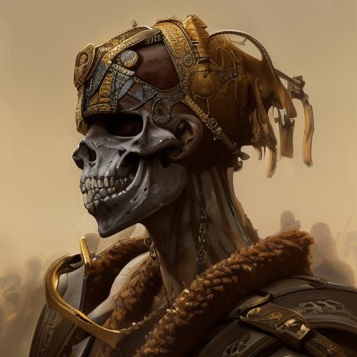 Roman Skeleton Army Portrait in Unreal Engine 5