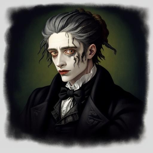 Dorian Gray's Monstrous Portrait in Baroque Style