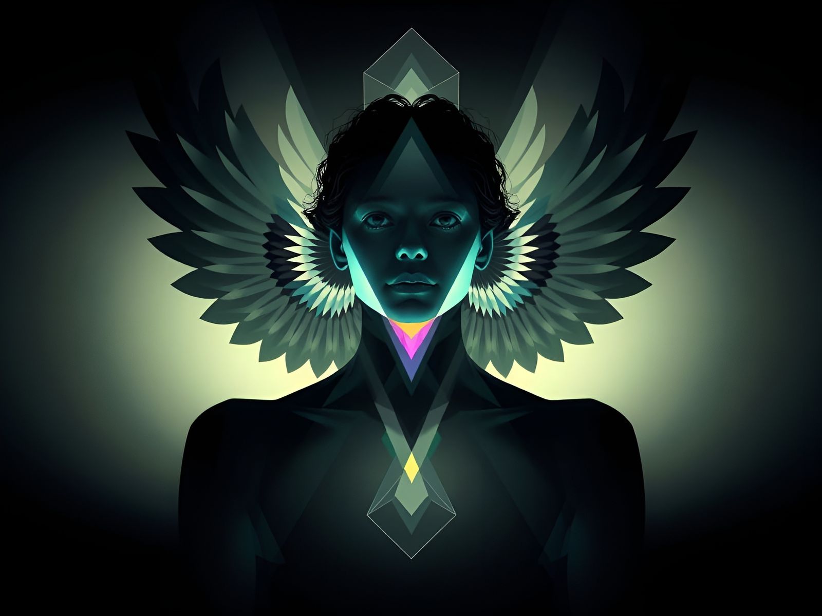 Fractured Multi-Dimensional Avatar in Geometric Prism