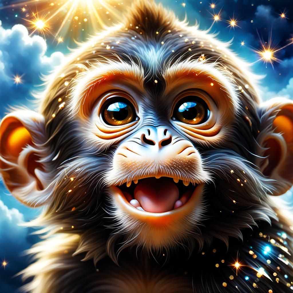 This monkey’s gone to heaven…