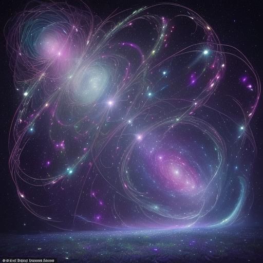 Enchanted Celestial Garden: A Cosmic Tapestry of Stars