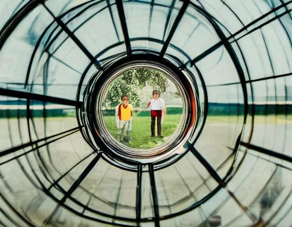 Man Trapped: Surreal Photography in Glass Jar