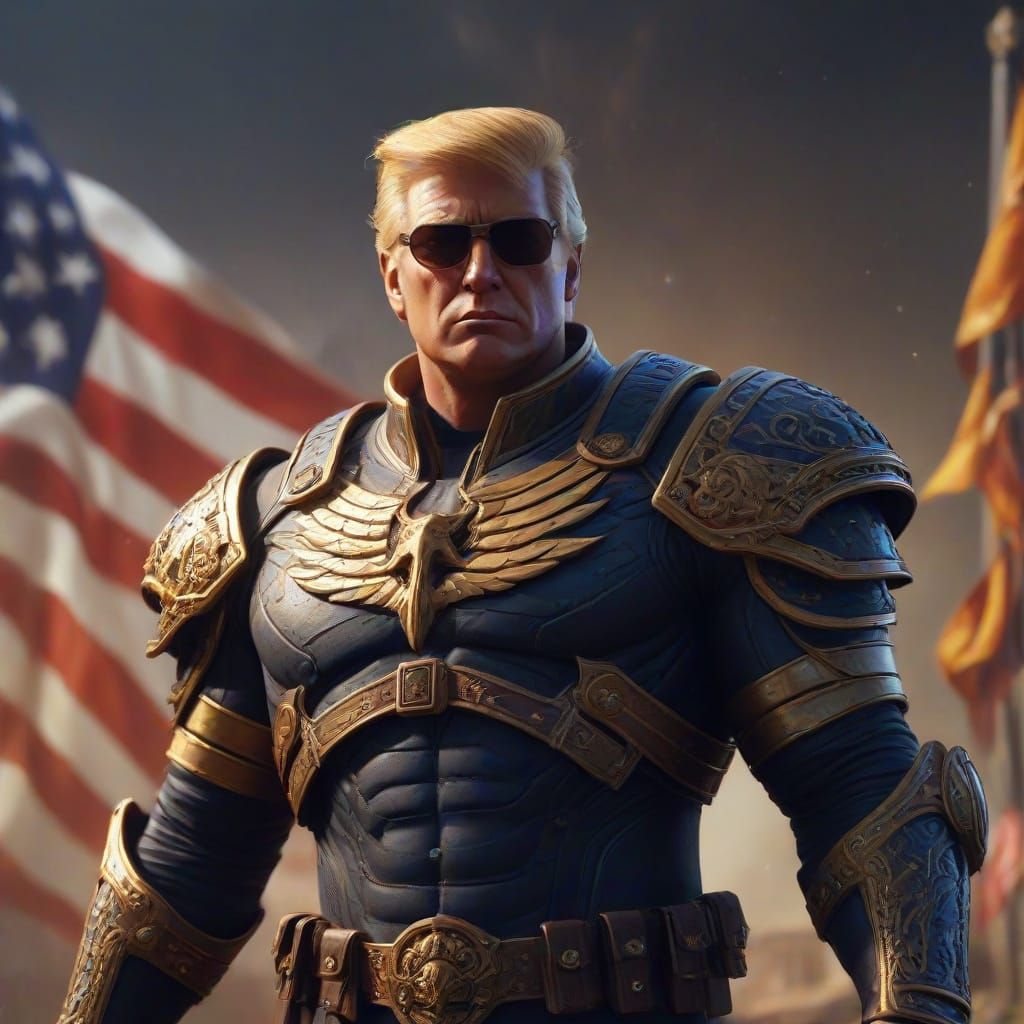 President Trump as Duke Nukem: A Heroic American Icon