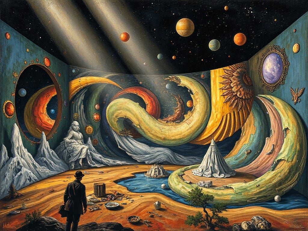 Cosmic Horror Painting Demands Endless Sacrifice