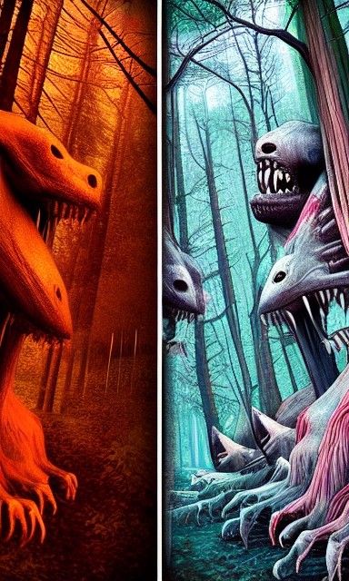 Contrasting States in Digital Art: Prehistoric Minimalism