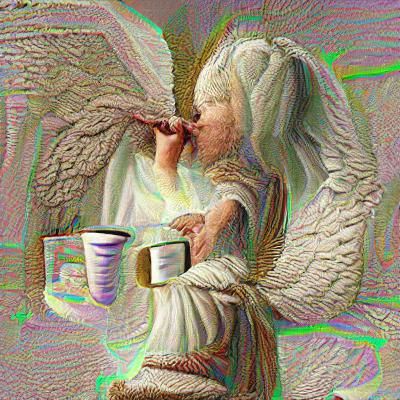 Serene Angel in Gentle Light