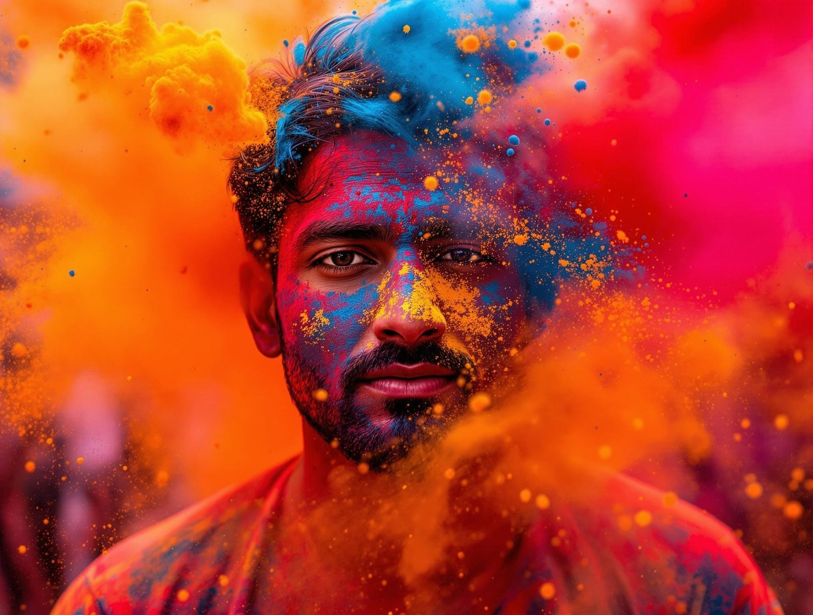 Vibrant Holi Festival Celebration in India