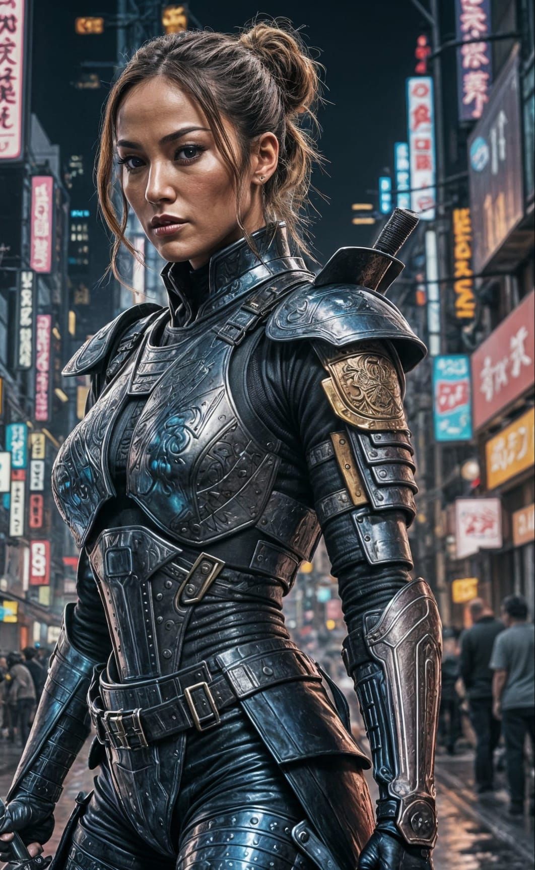 Jennifer Lopez as Samurai Warrior Concept Art