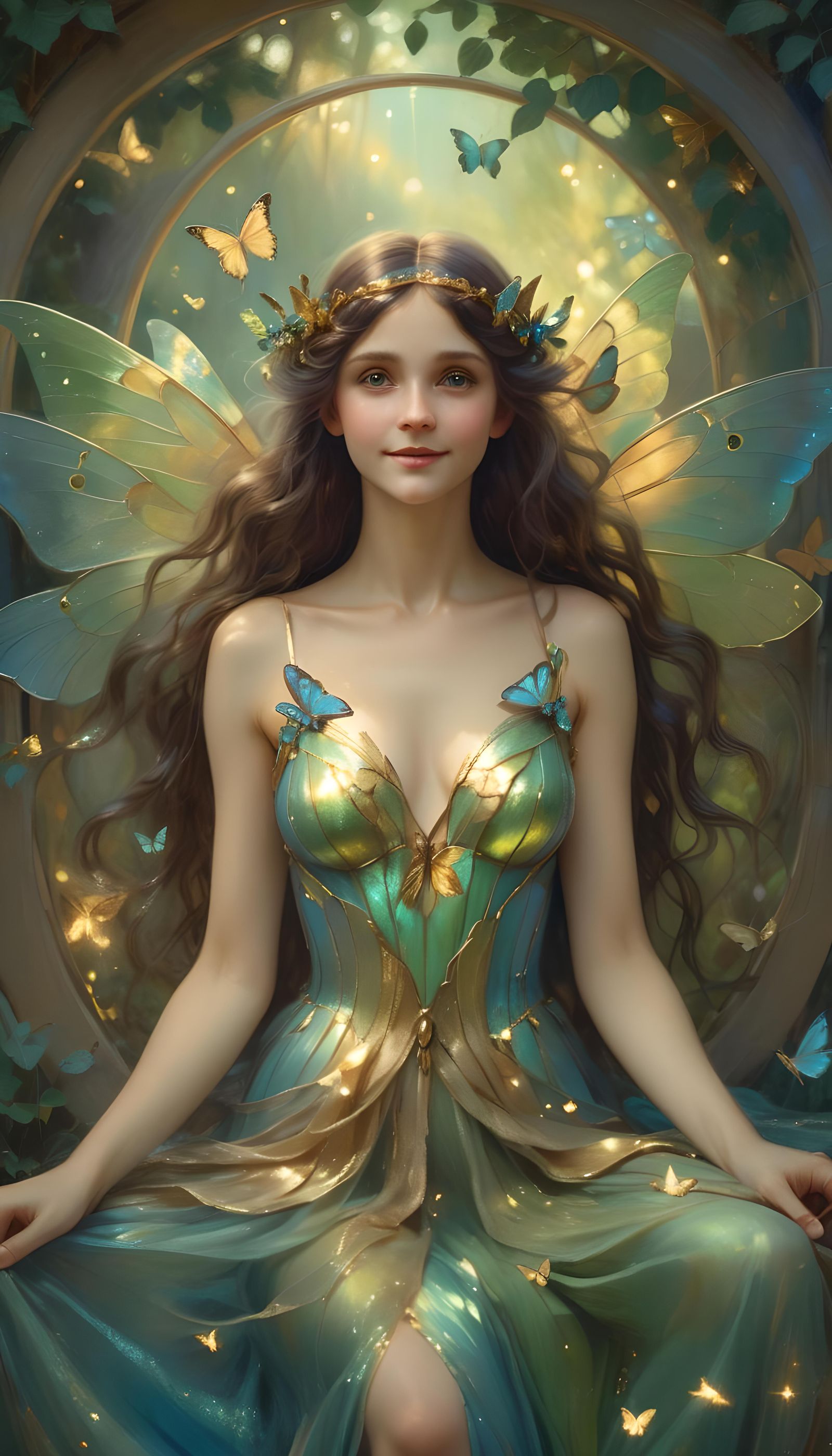 Green fairy queen