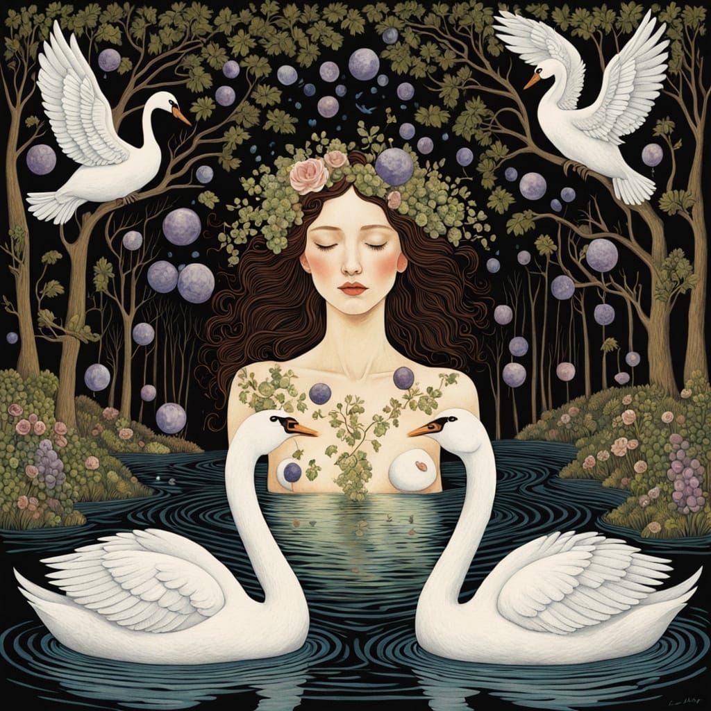 Women Rise Like Trees in a Dazzling Forest of Shattered Mirr...