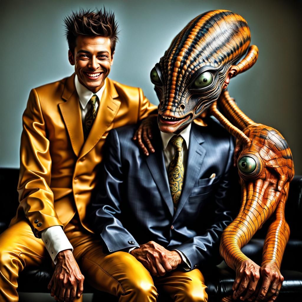 Photorealistic Aliens in Exotic Fashion