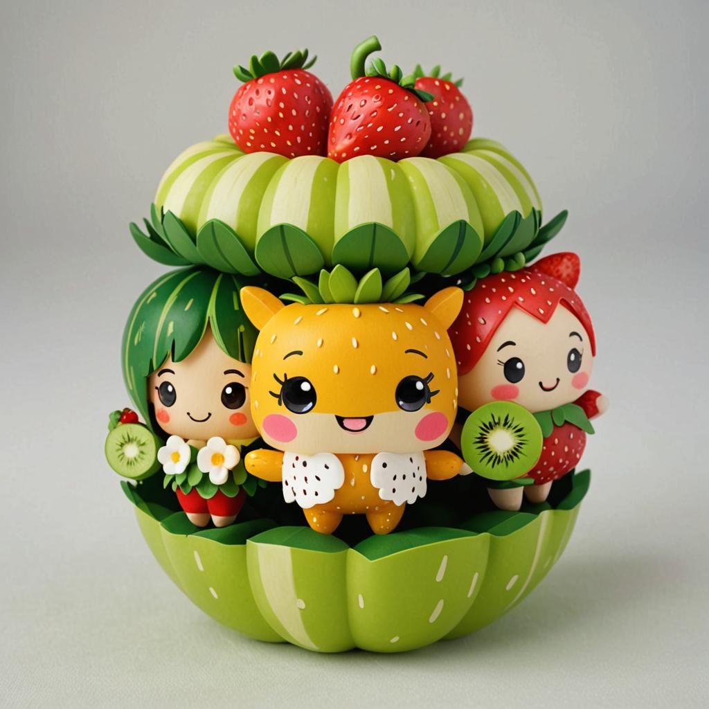 CHIBI FRUITS DESSERT