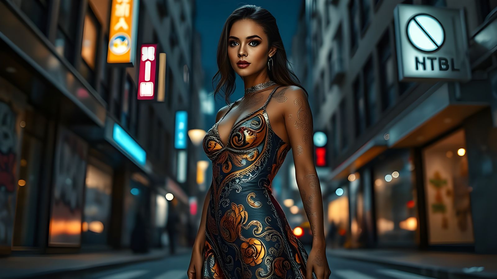 Surreal Digital Masterpiece with Chiaroscuro Elements and In...