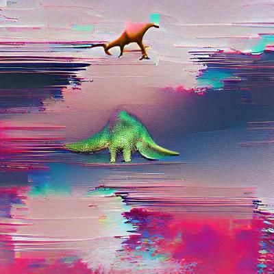 Dinosaur Image Generated by AI